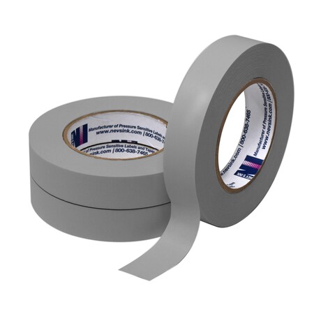 Nevs 1" wide x 60yd Silver Labeling Tape T-100-Silver
